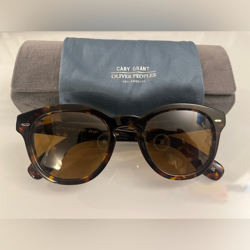 Oliver Peoples CARY GRANT Sun Bordeaux in DM-2/ Brown MSRP$562 Rare Find